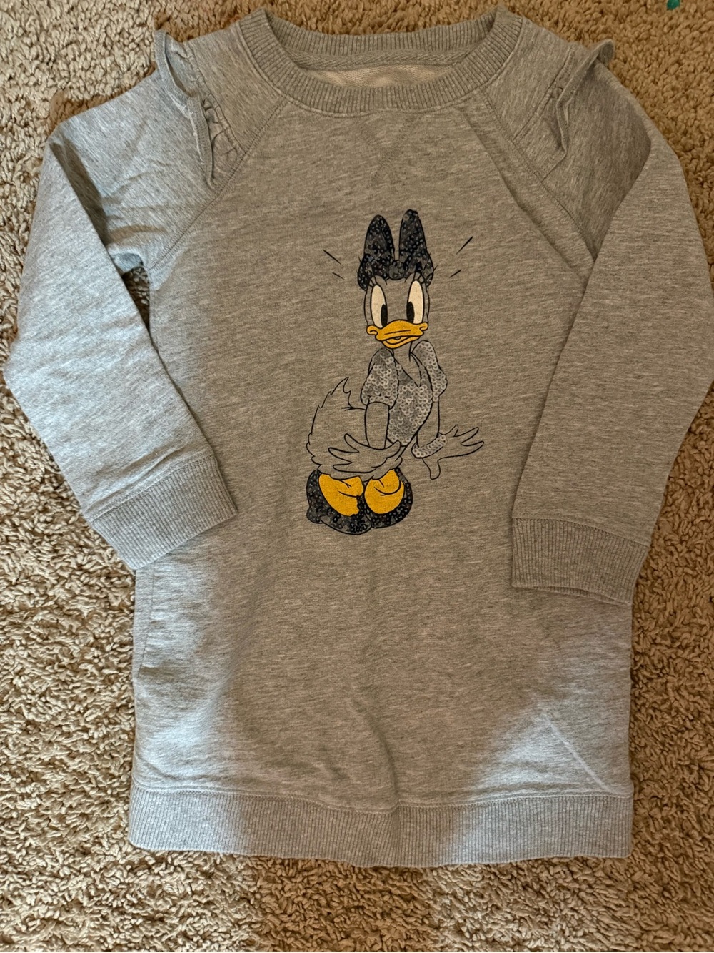Disney Grey Crewneck Sweatshirt with Character Detail